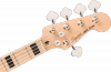 Squier Affinity Series Active Jazz Bass V Maple Fingerboard Black Pickguard Black Metallic